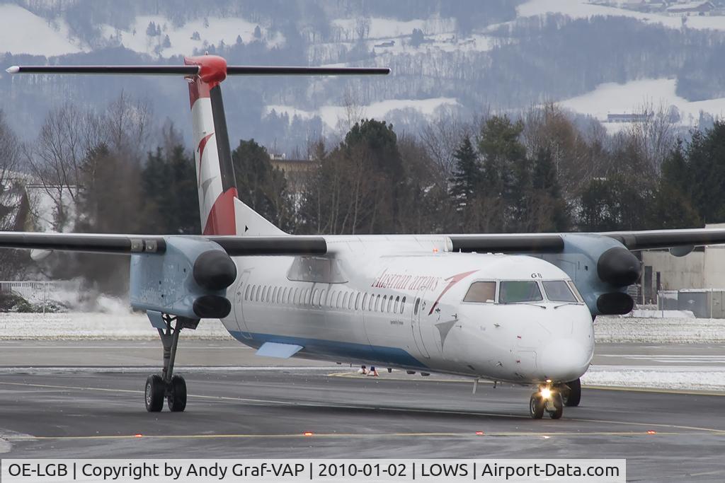 OE-LGB, 1999 De Havilland Canada DHC-8-402Q Dash 8 C/N 4015, Austrian Arrows DHC 8-400