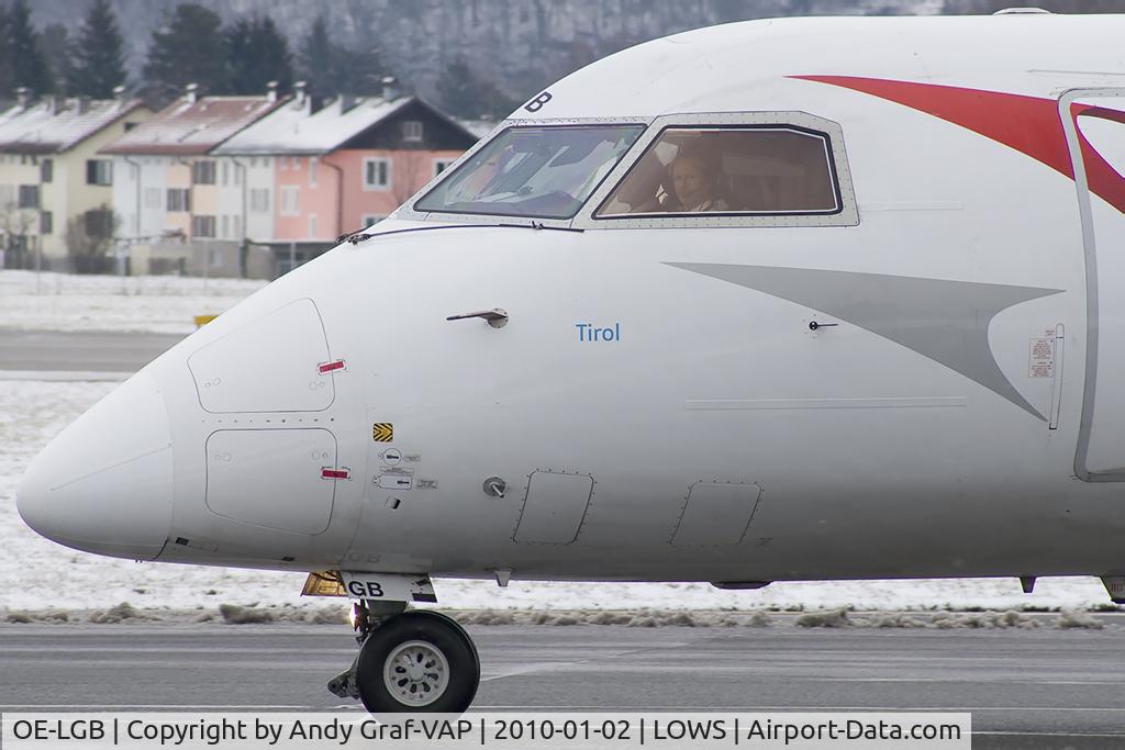 OE-LGB, 1999 De Havilland Canada DHC-8-402Q Dash 8 C/N 4015, Austrian Arrows DHC 8-400
