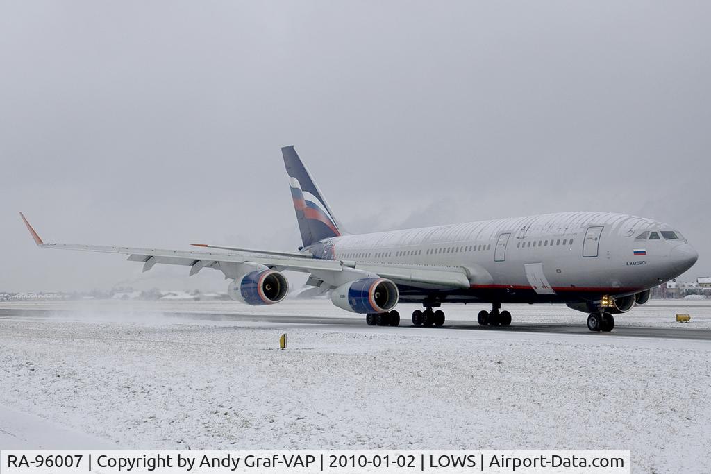 RA-96007, 1992 Ilyushin Il-96-300 C/N 74393201004, Aeroflot Y96