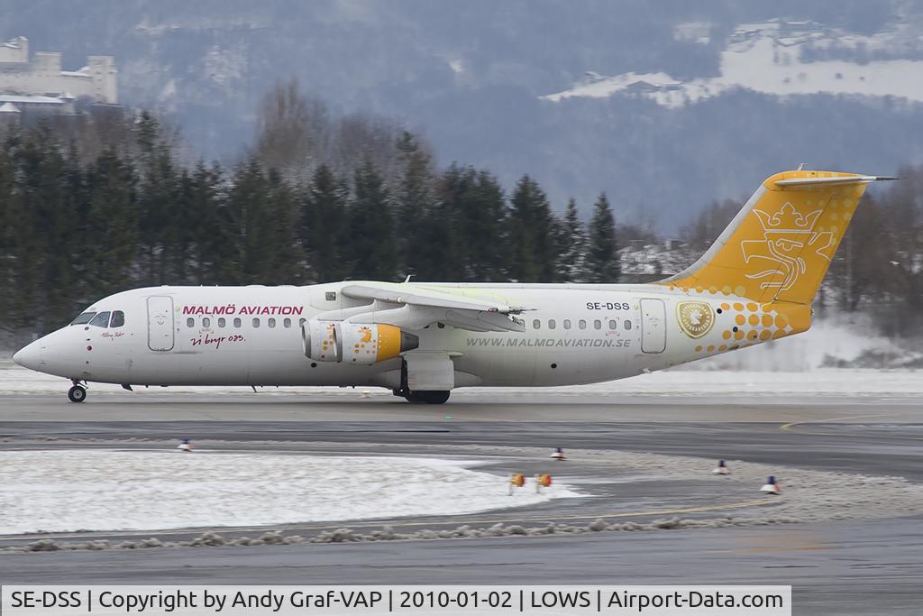 SE-DSS, 1994 British Aerospace Avro 146-RJ100 C/N E3245, Malmo Aviation Bae146