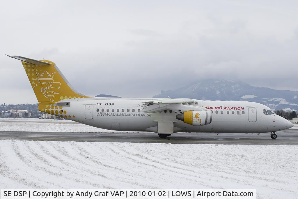 SE-DSP, 1994 British Aerospace Avro 146-RJ100A C/N E3242, Malmo Aviation Bae146