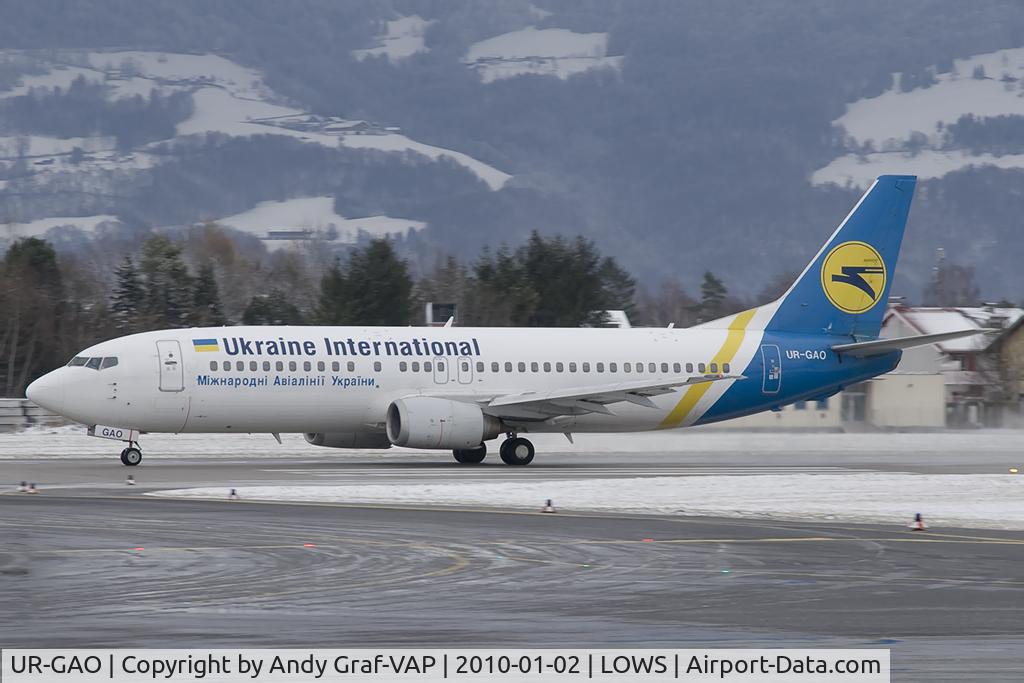 UR-GAO, 1991 Boeing 737-4Z9 C/N 25147, Ukraine International 737-400