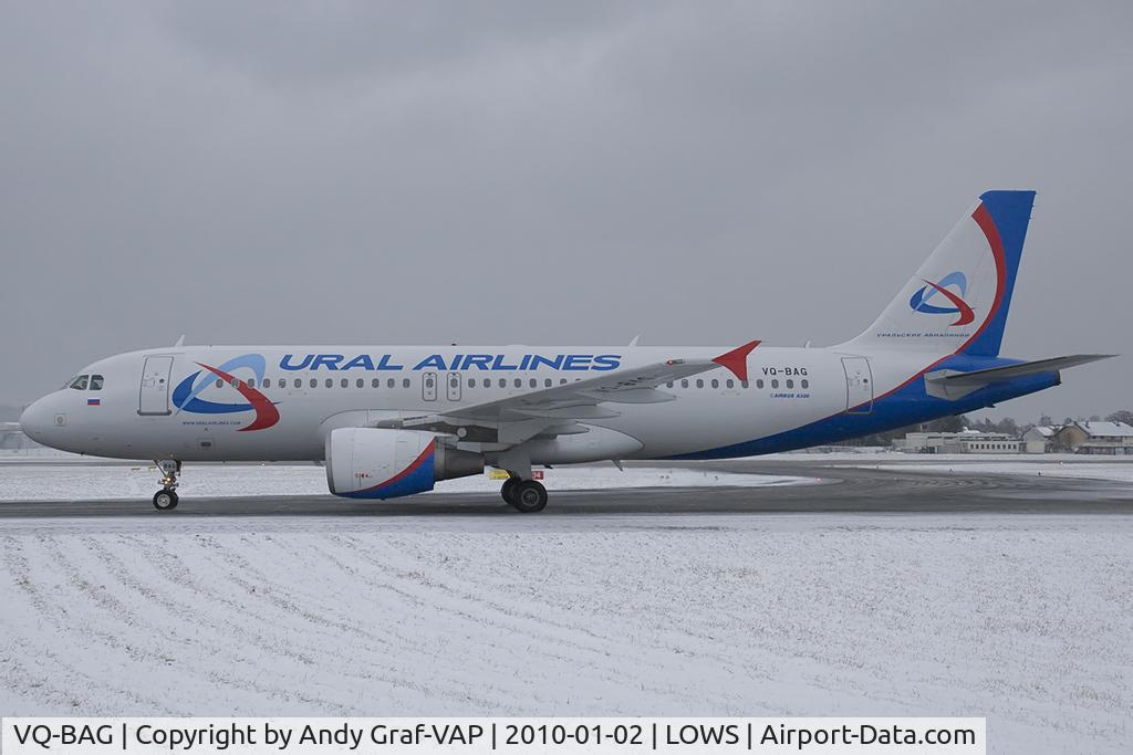 VQ-BAG, 1999 Airbus A320-214 C/N 1063, Ural Airlines A320
