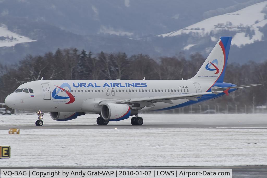 VQ-BAG, 1999 Airbus A320-214 C/N 1063, Ural Airlines A320