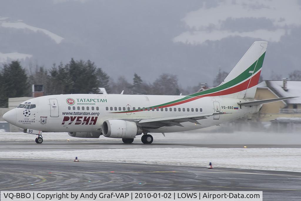 VQ-BBO, 1993 Boeing 737-548 C/N 25165, Tatarstan 737-500
