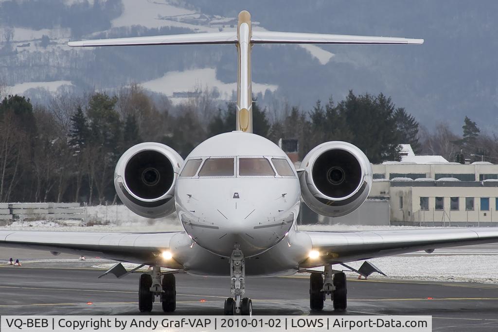 VQ-BEB, 2008 Bombardier BD-700-1A10 Global Express C/N 9283, BD700