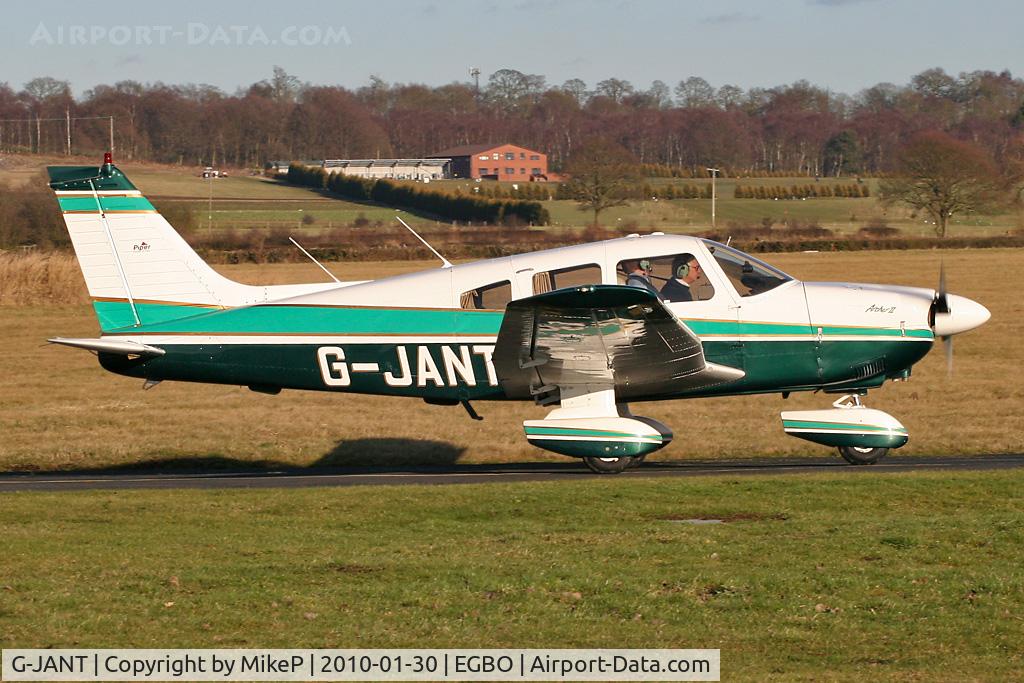 G-JANT, 1983 Piper PA-28-181 Cherokee Archer II C/N 28-8390075, Heading for the 34 hold prior to departure.