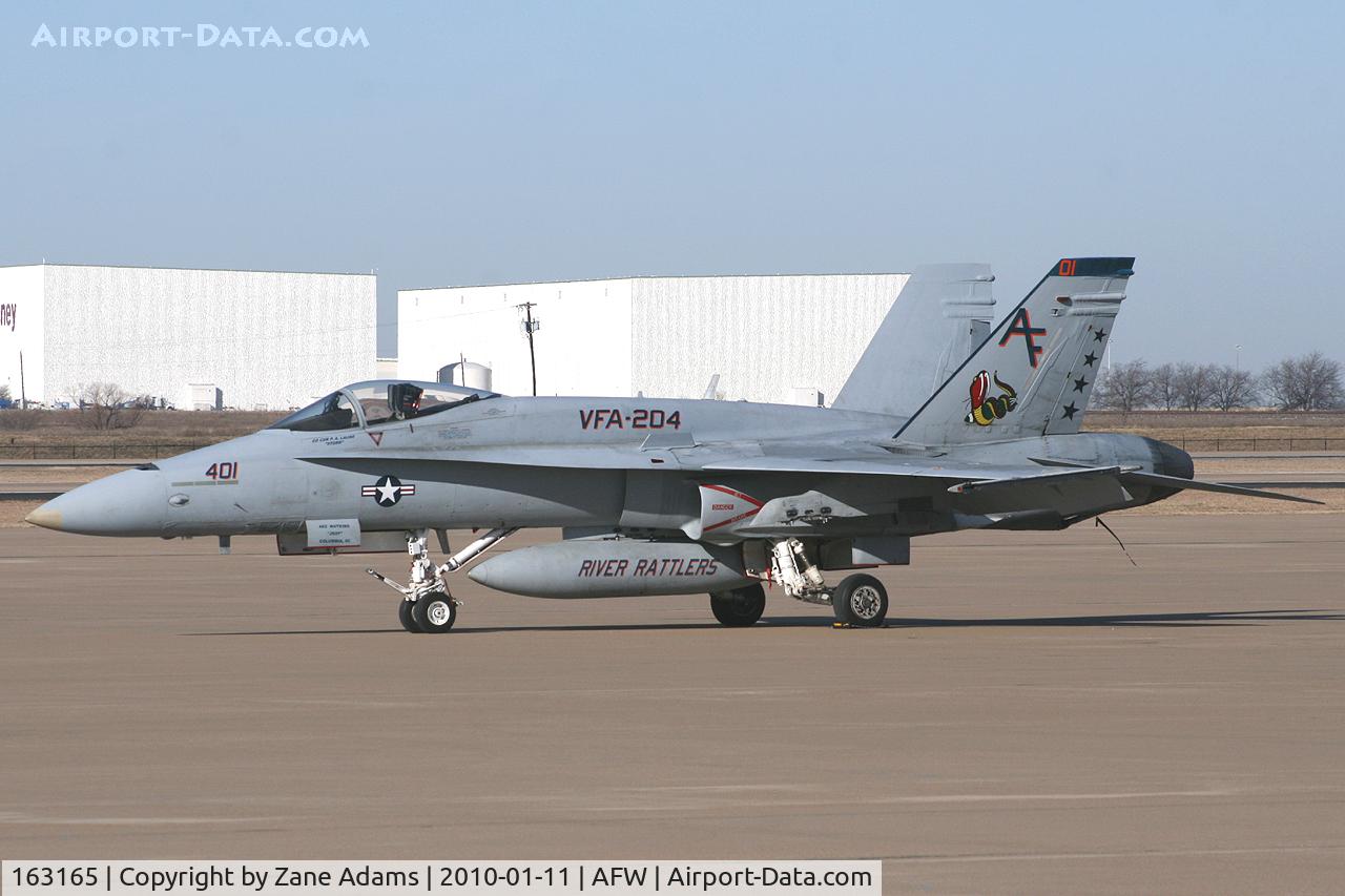 163165, McDonnell Douglas F/A-18A Hornet C/N 0540/A456, At Fort Worth Alliance Airport