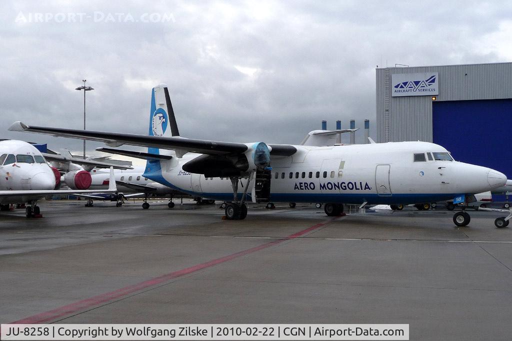 JU-8258, 1992 Fokker 50 C/N 20258, rare visitor