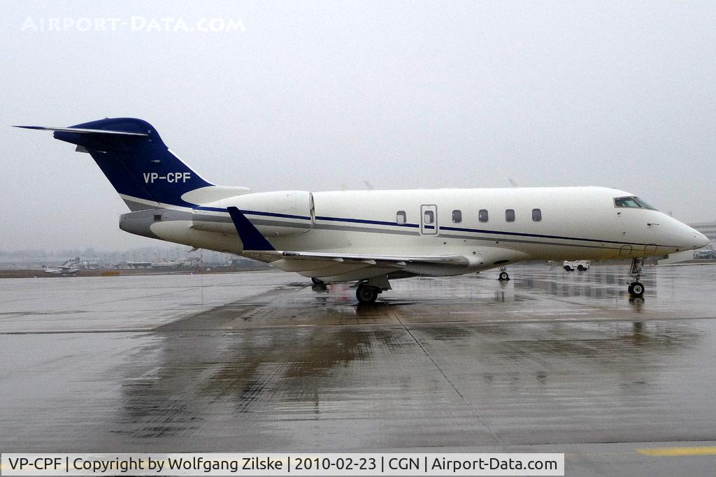 VP-CPF, 2009 Bombardier Challenger 300 (BD-100-1A10) C/N 20256, visitor