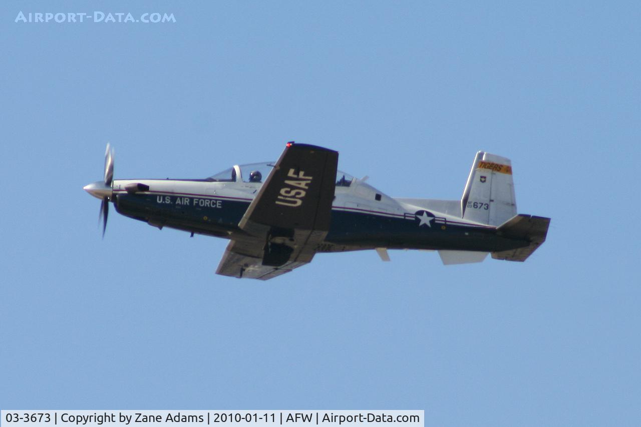 03-3673, 2003 Raytheon T-6A Texan II C/N PT-219, At Fort Worth Alliance Airport