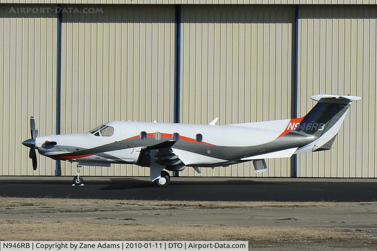 N946RB, Pilatus PC-12/47E C/N 1137, At Denton Municipal