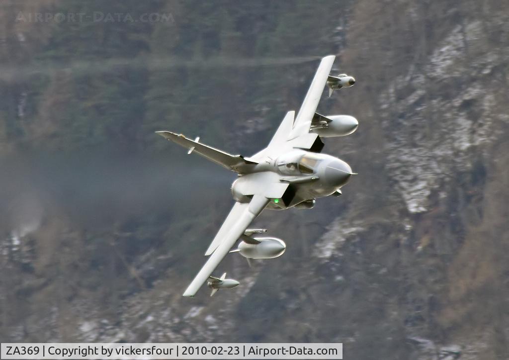 ZA369, 1982 Panavia Tornado GR.4A C/N 166/BS051/3083, Royal Air Force Tornado GR4A (c/n BS051). Operated by the Marham Wing in 13 Squadron markings, coded '003'. Thirlmere, Cumbria.