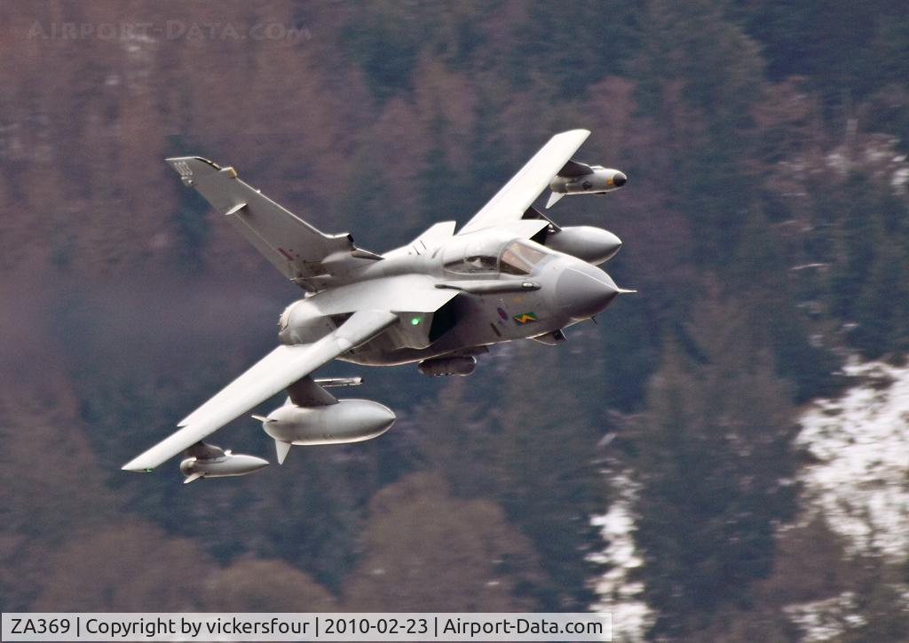 ZA369, 1982 Panavia Tornado GR.4A C/N 166/BS051/3083, Royal Air Force Tornado GR4A (c/n BS051). Operated by the Marham Wing in 13 Squadron markings, coded '003'. Thirlmere, Cumbria.