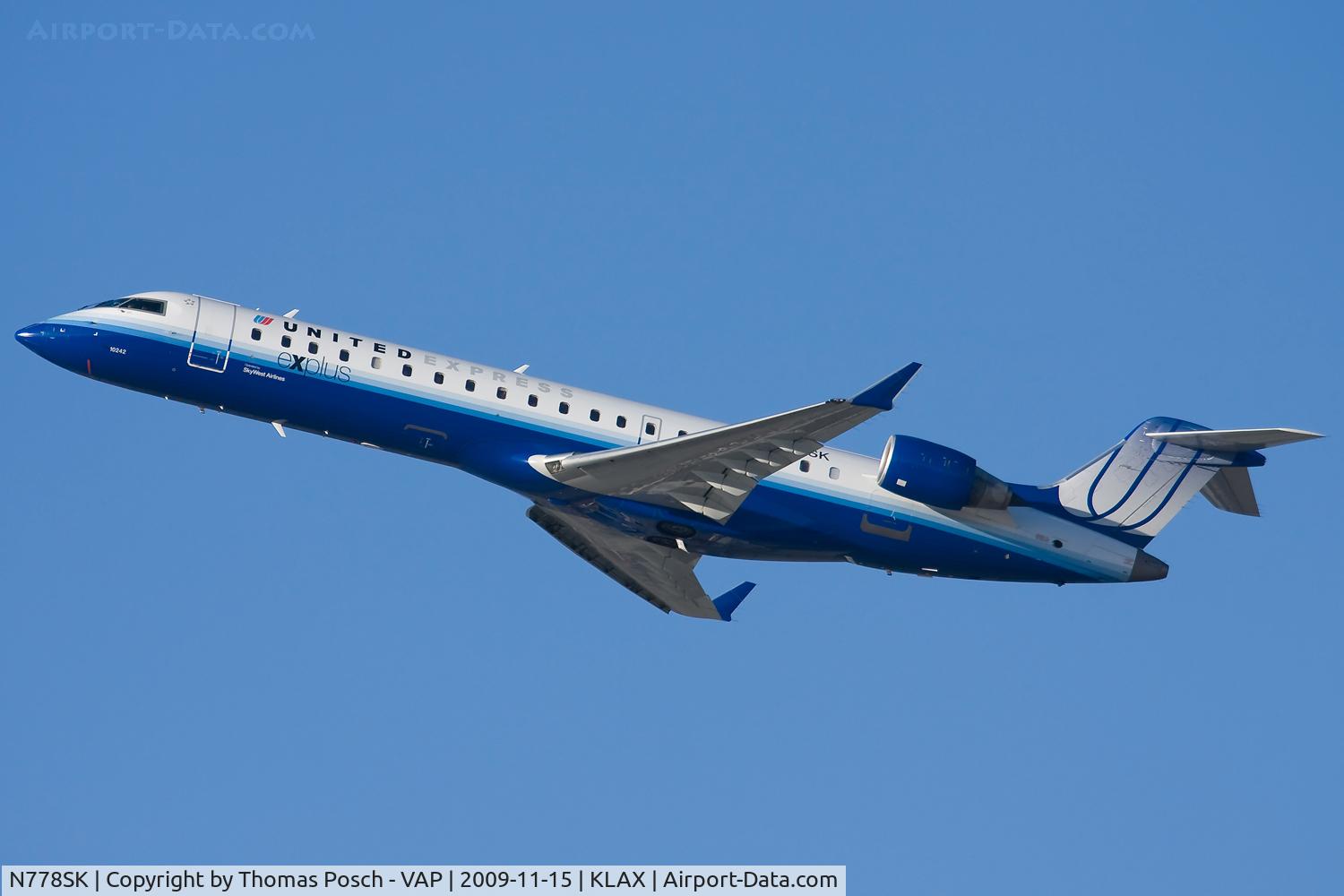 N778SK, 2006 Bombardier CRJ-700 (CL-600-2C10) Regional Jet C/N 10242, United Express