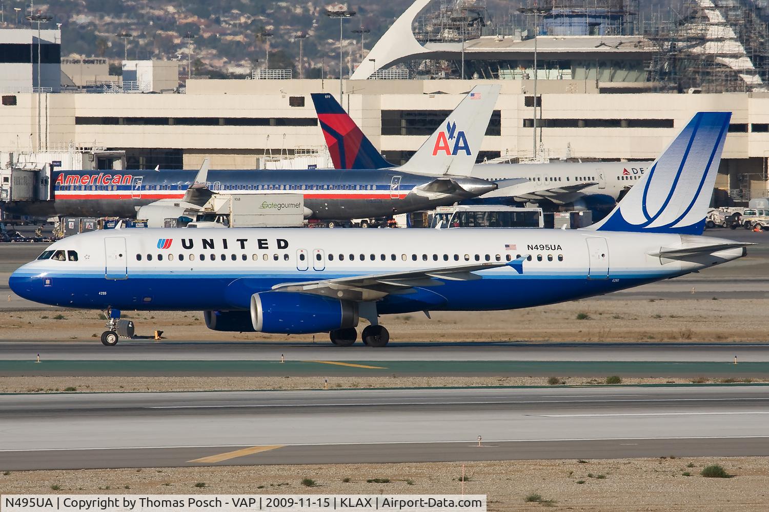 N495UA, 2002 Airbus A320-232 C/N 1842, United Airlines