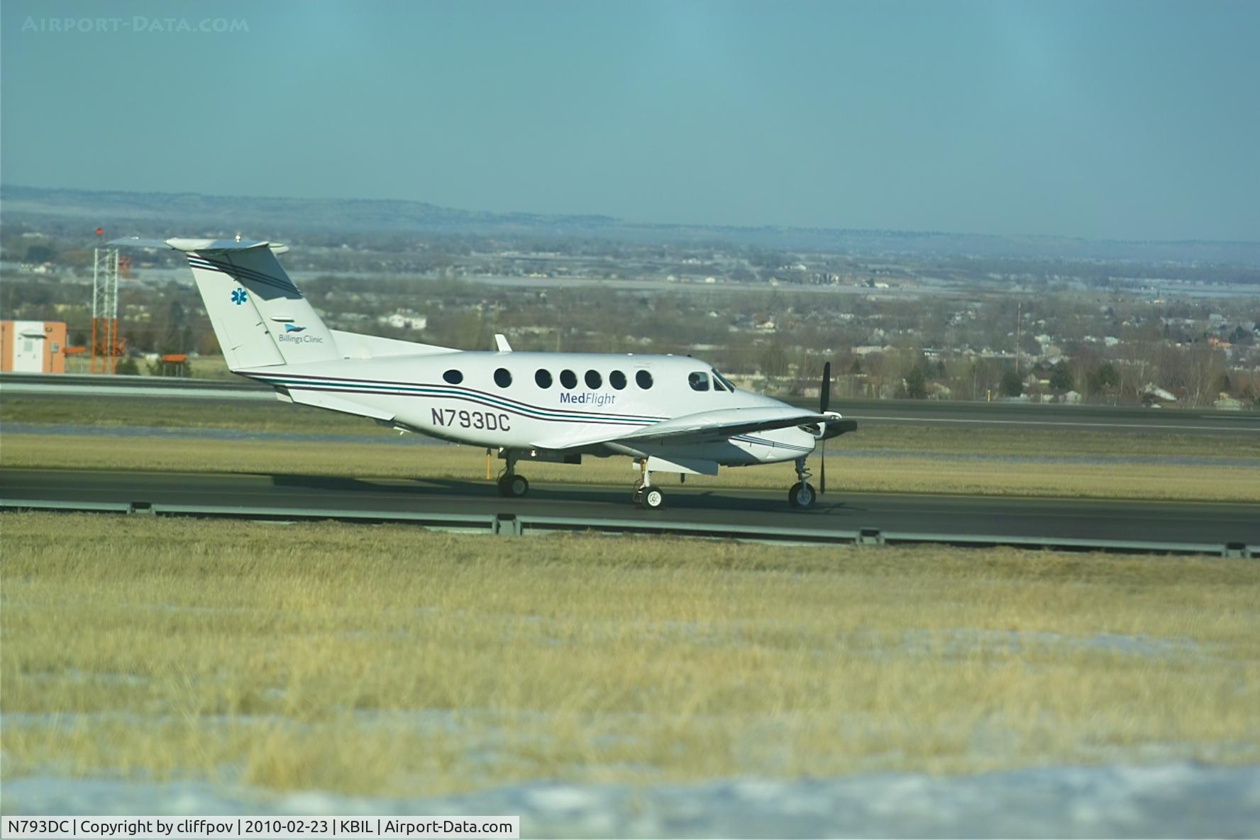 N793DC, 1991 Beech B200 King Air C/N BB-1404, Billings Clinic Beech King Air 200