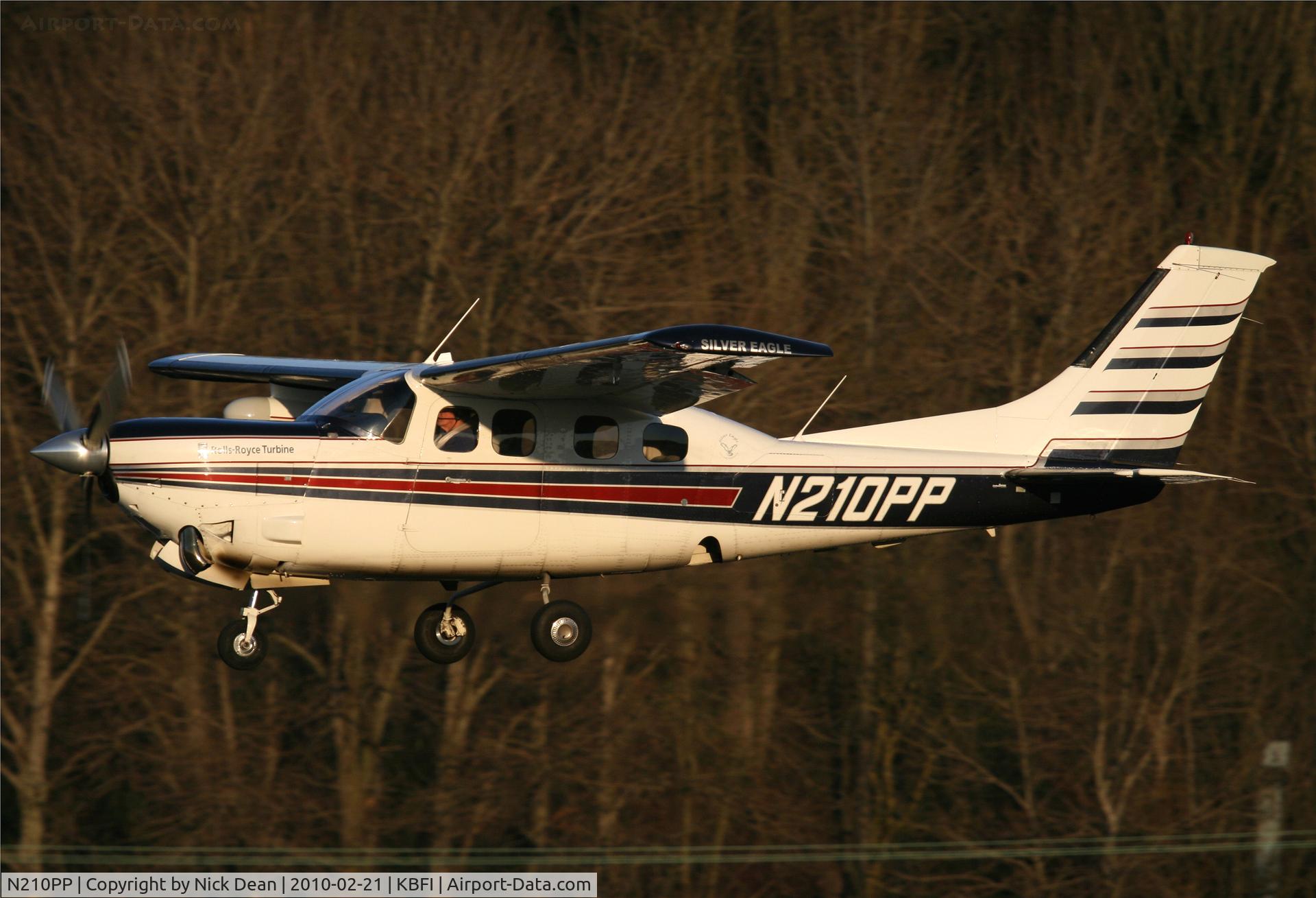 N210PP, 1978 Cessna P210N Pressurised Centurion C/N P21000100, KBFI Rolls Royce Turbine modified