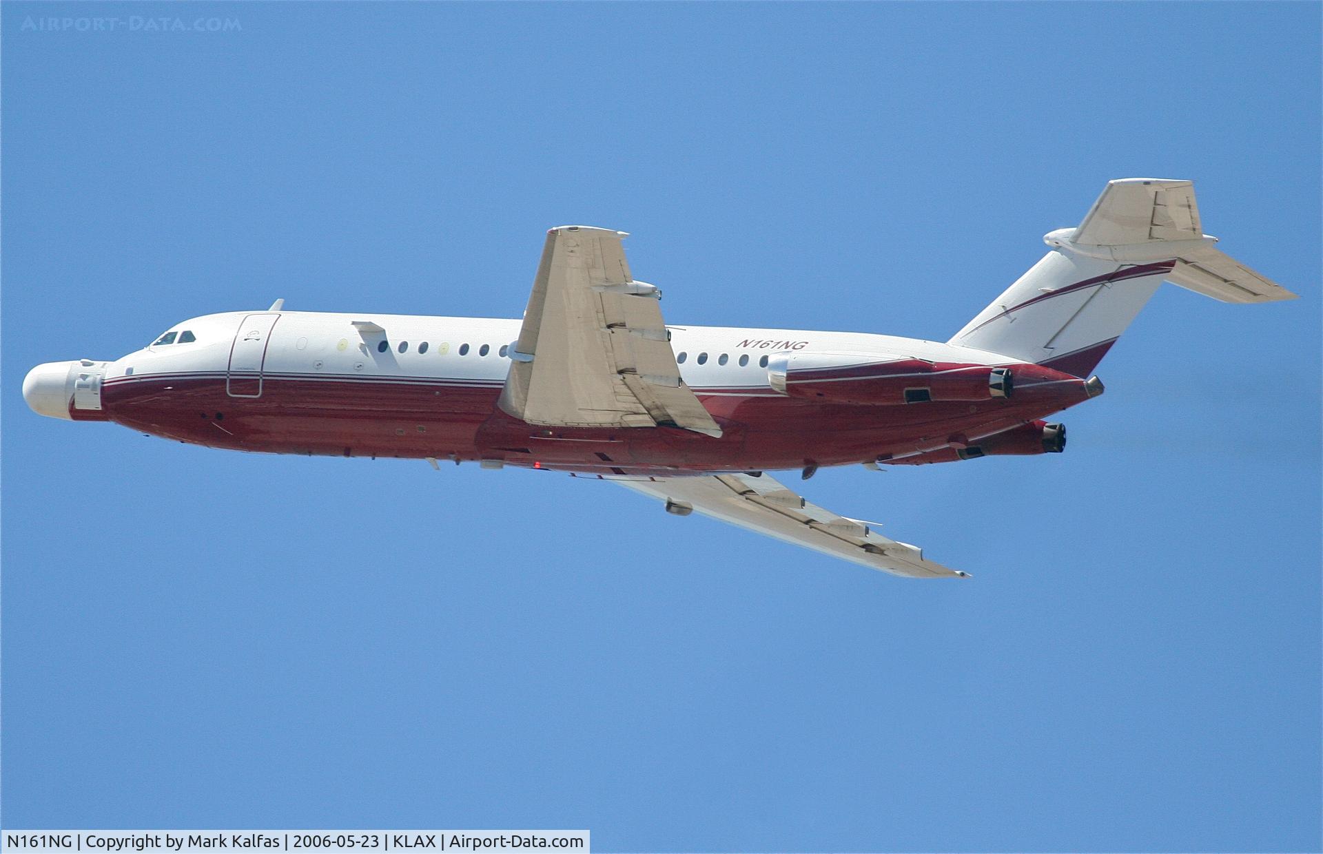 N161NG, 1966 BAC 111-401AK One-Eleven C/N BAC.067, Northrop Grumman BAC 111-401AK One-Eleven, N161NG departing 25L KLAX.