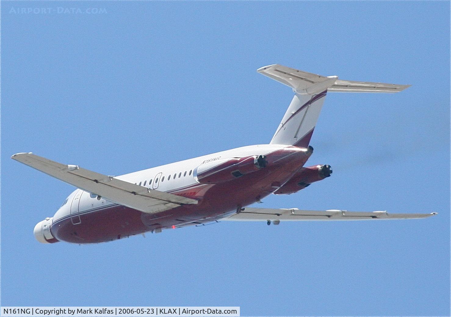 N161NG, 1966 BAC 111-401AK One-Eleven C/N BAC.067, Northrop Grumman BAC 111-401AK One-Eleven, N161NG departing 25L KLAX.