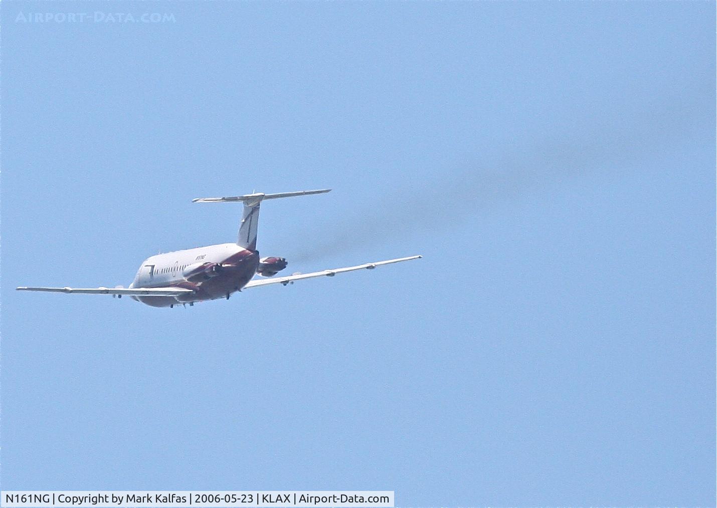 N161NG, 1966 BAC 111-401AK One-Eleven C/N BAC.067, Northrop Grumman BAC 111-401AK One-Eleven, N161NG departing 25L KLAX.
