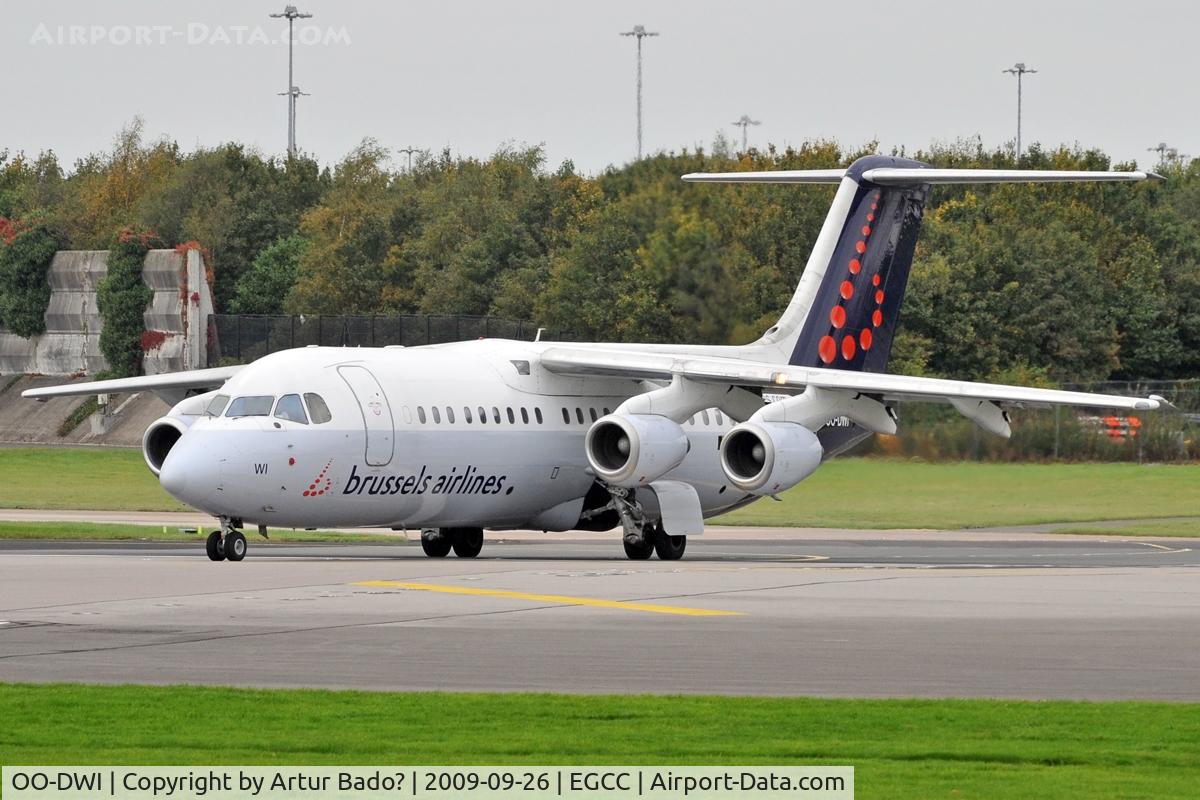 OO-DWI, 1999 British Aerospace Avro 146-RJ100 C/N E3342, Brussels Airlines