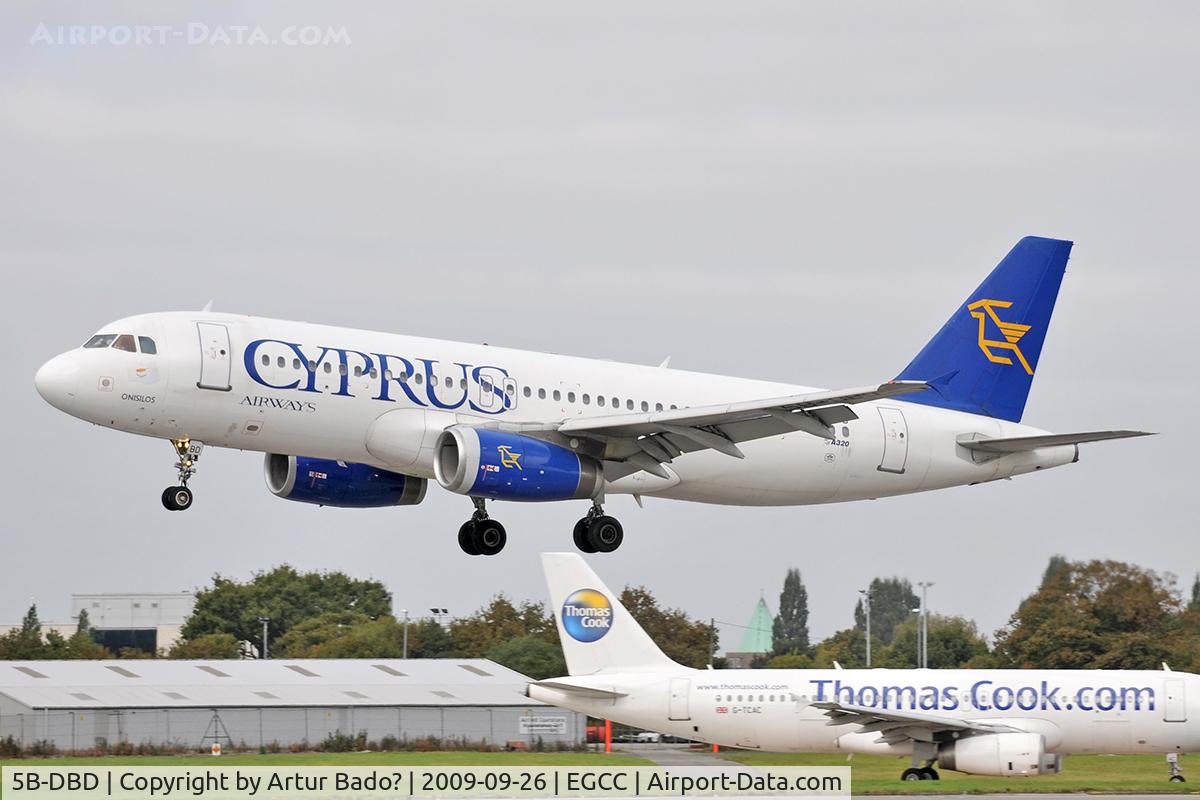 5B-DBD, 1992 Airbus A320-231 C/N 316, Cyprus Airways