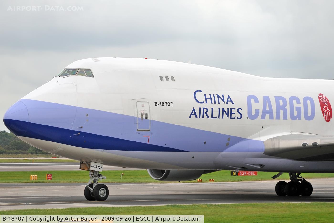 B-18707, 2001 Boeing 747-409F/SCD C/N 30764, China Airlines Cargo