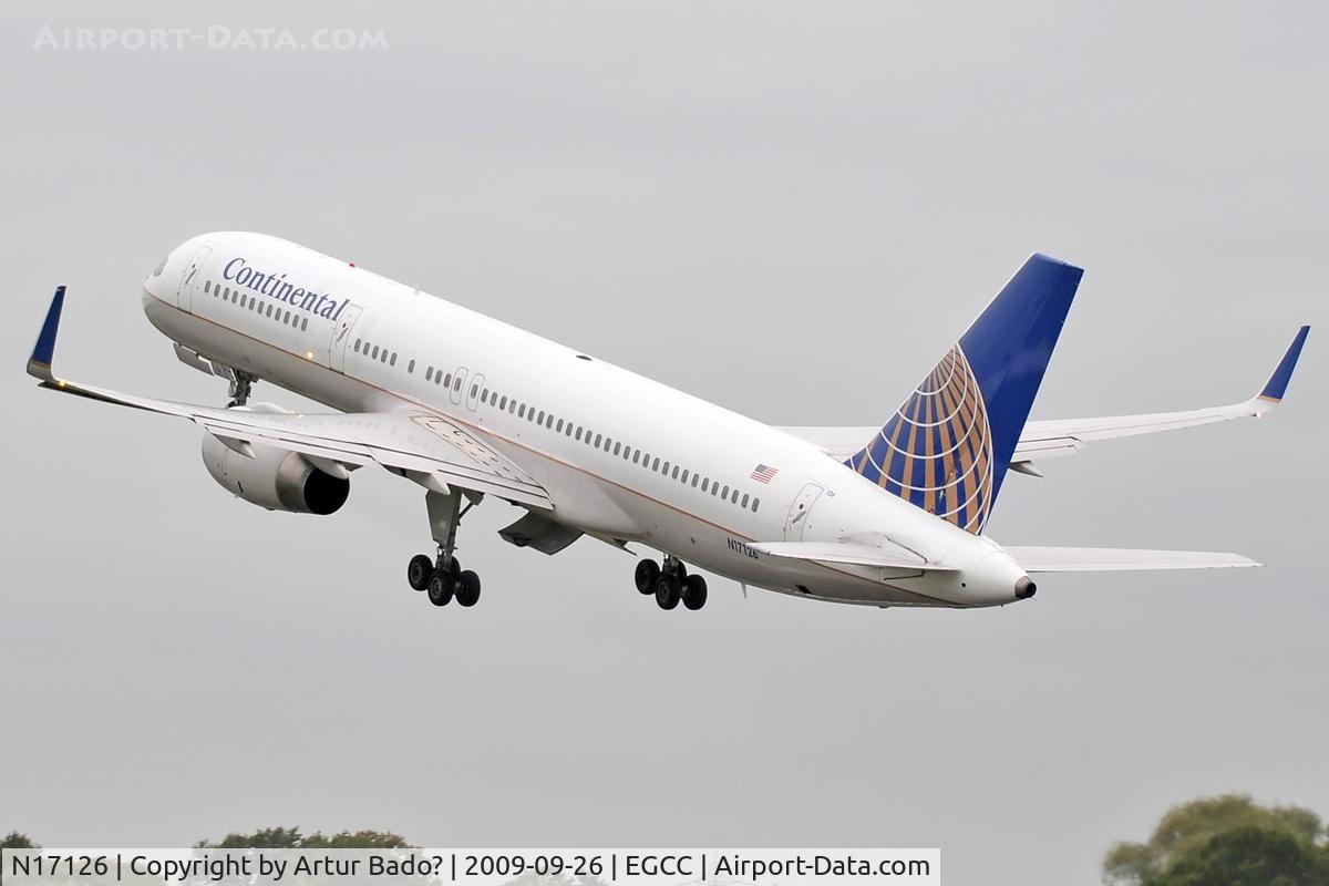 N17126, 1998 Boeing 757-224 C/N 27566, Continental