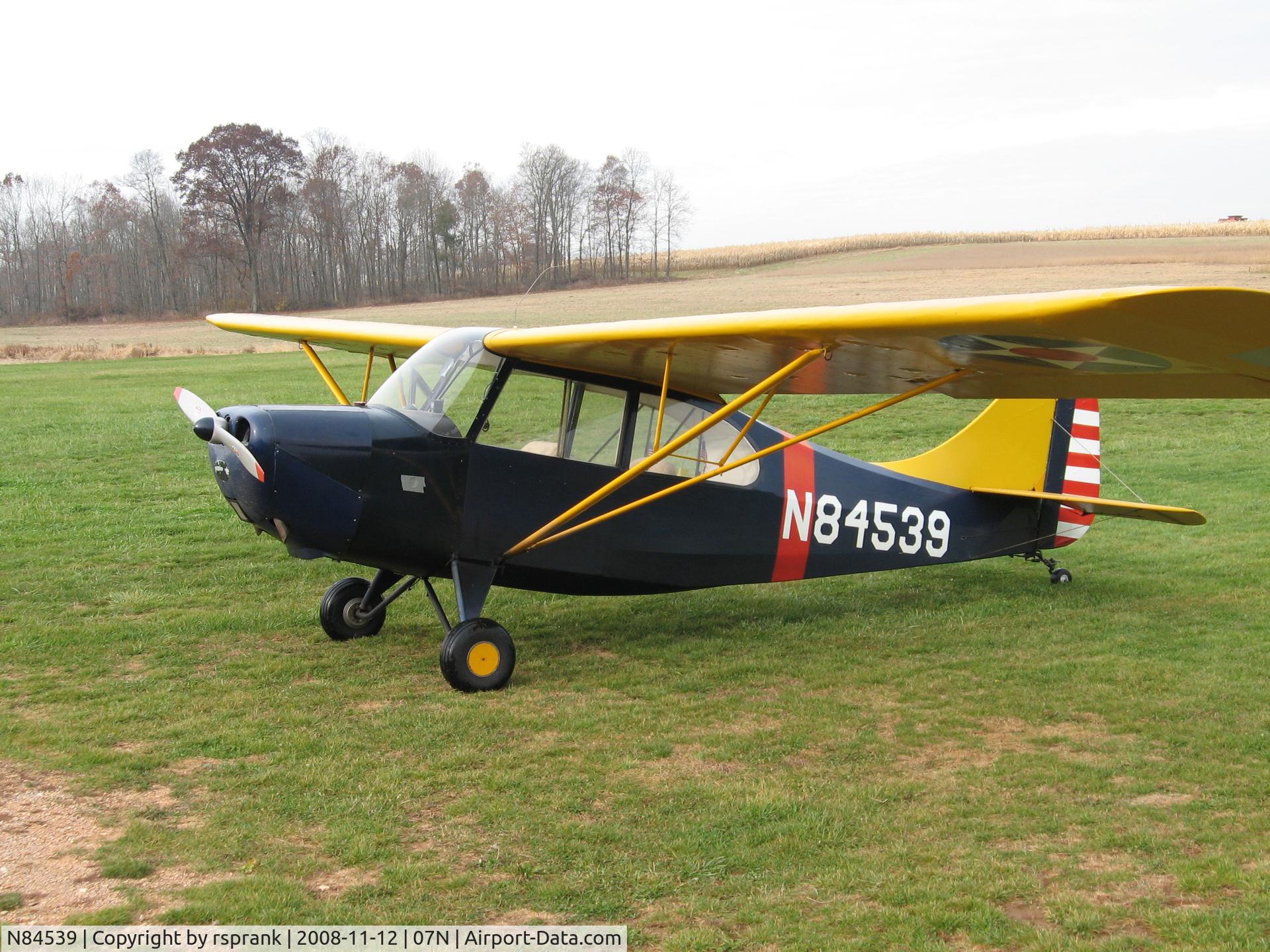 N84539, 1946 Aeronca 7AC Champion C/N 7AC-3236, Another fall day