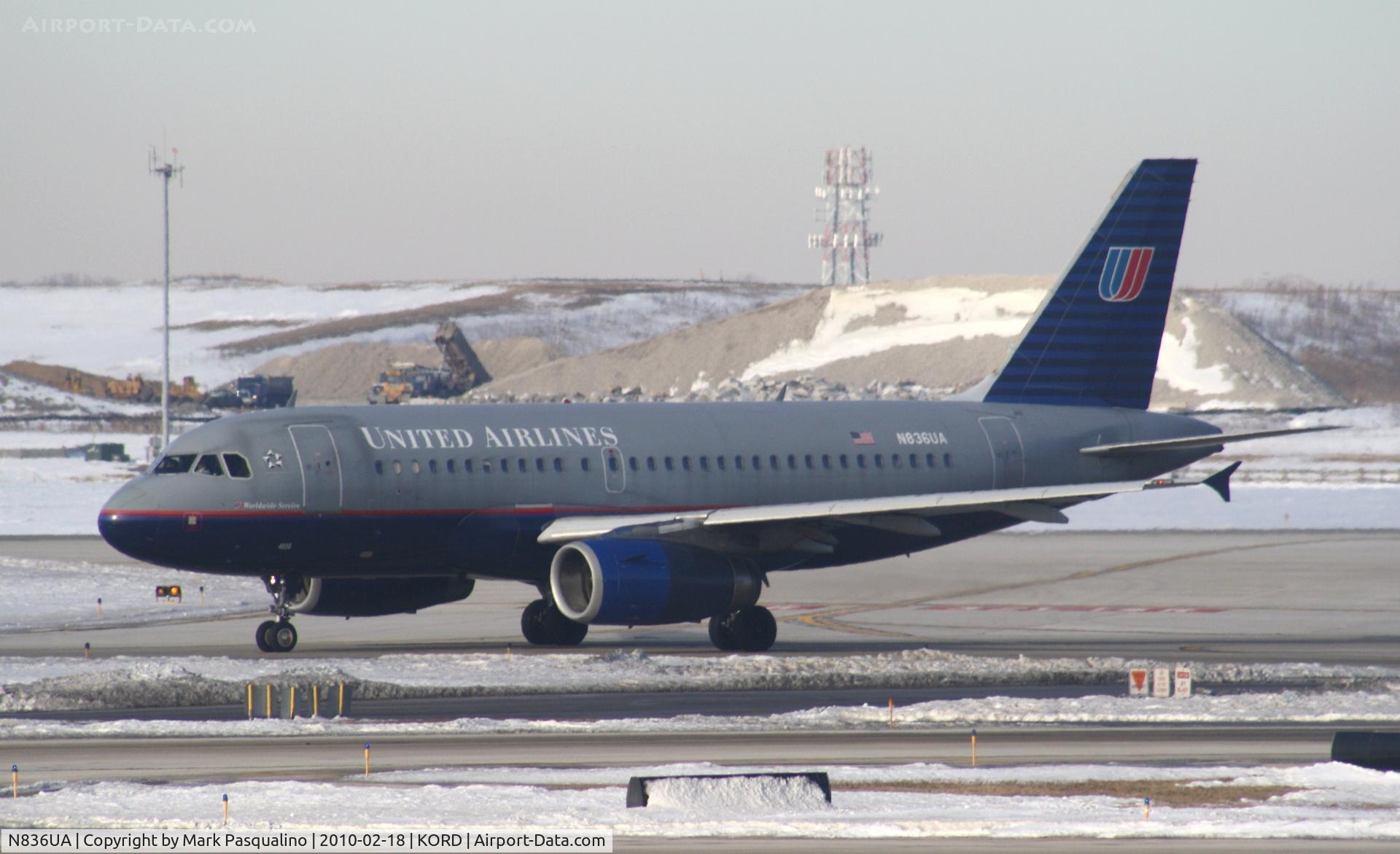 N836UA, 2001 Airbus A319-131 C/N 1460, Airbus A319