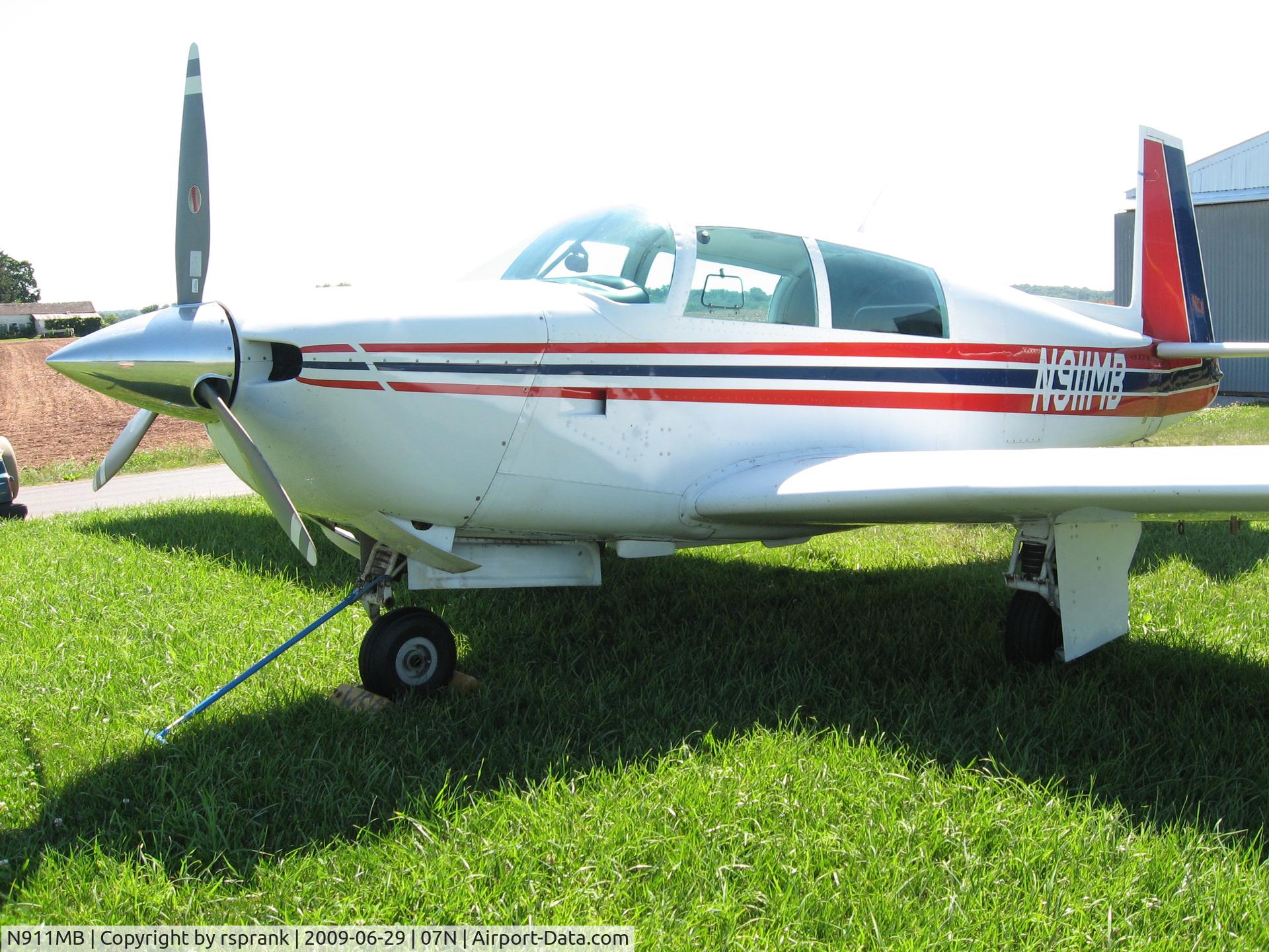 N911MB, 1966 Mooney M20F Executive C/N 670042, Mooney after her bath