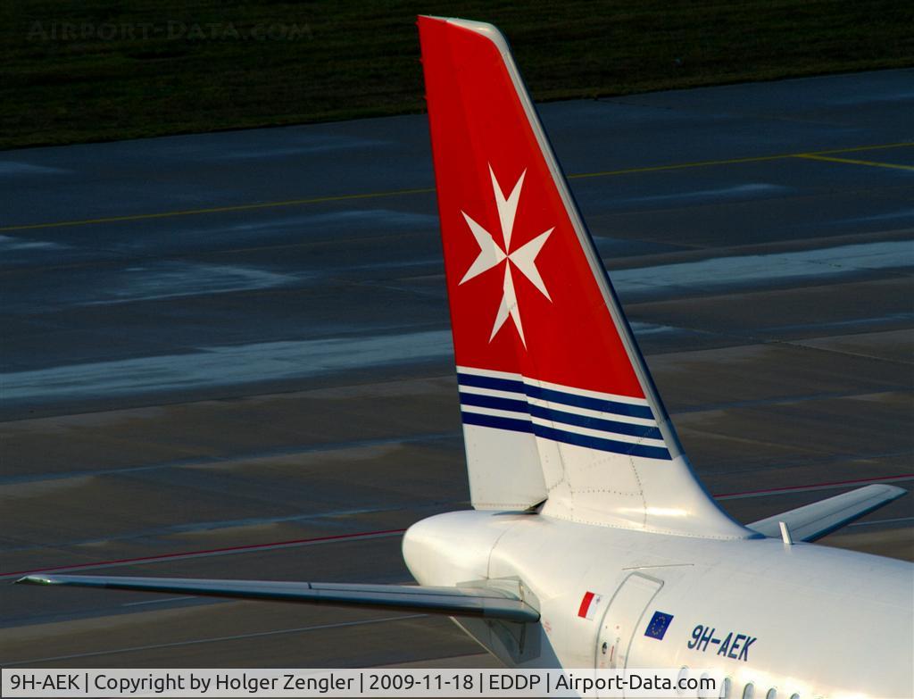 9H-AEK, 2004 Airbus A320-211 C/N 2291, Tail of an AIR MALTA Airbus