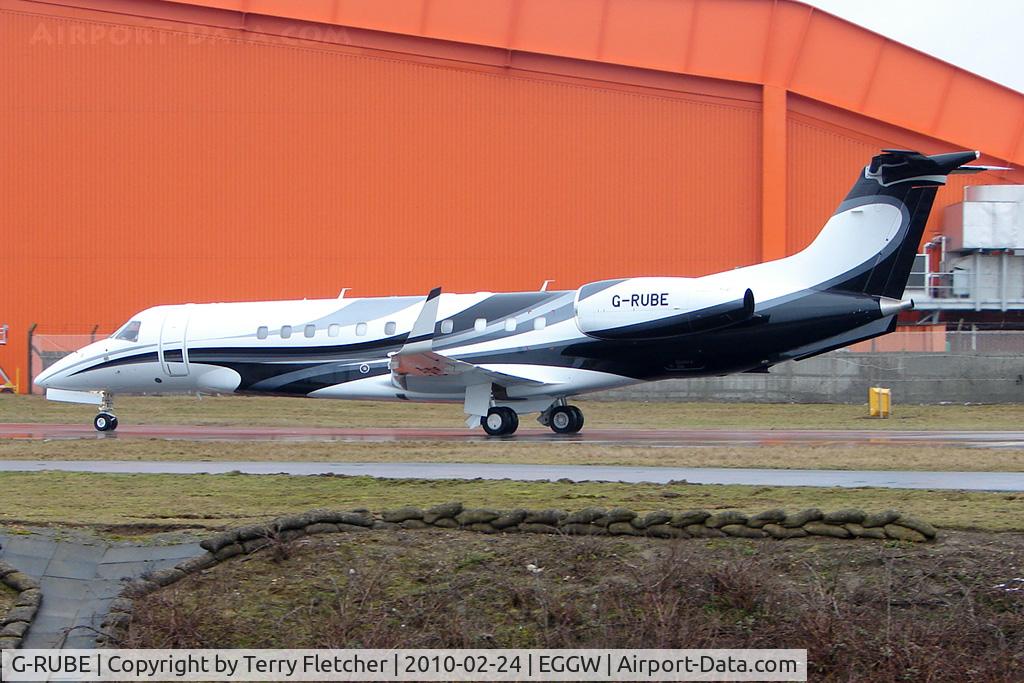 G-RUBE, 2009 Embraer EMB-135BJ Legacy C/N 14501100, LEA Embraer Legacy 600 at Luton
