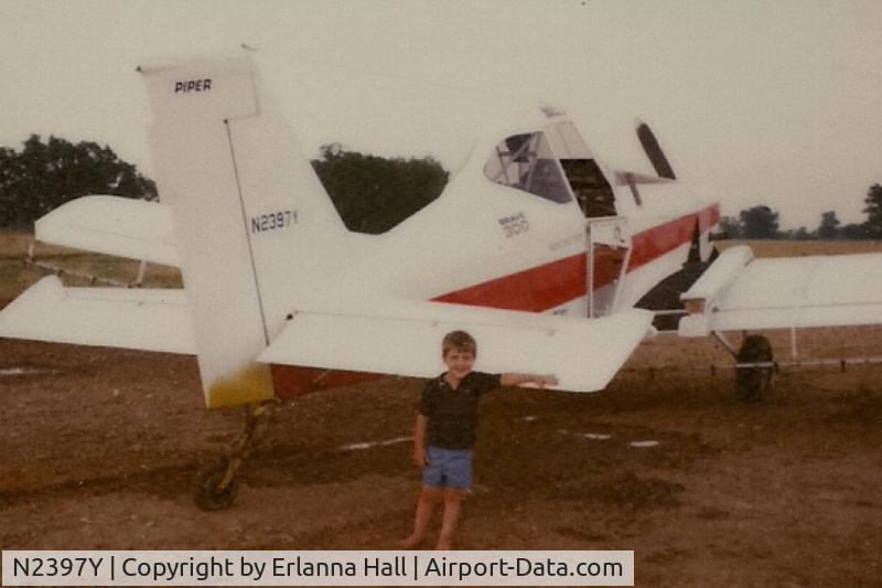 N2397Y, Piper PA-36-300 Pawnee Brave C/N 368160023, Dekalb Tx 1984 when flown by Joe Kevin Hall