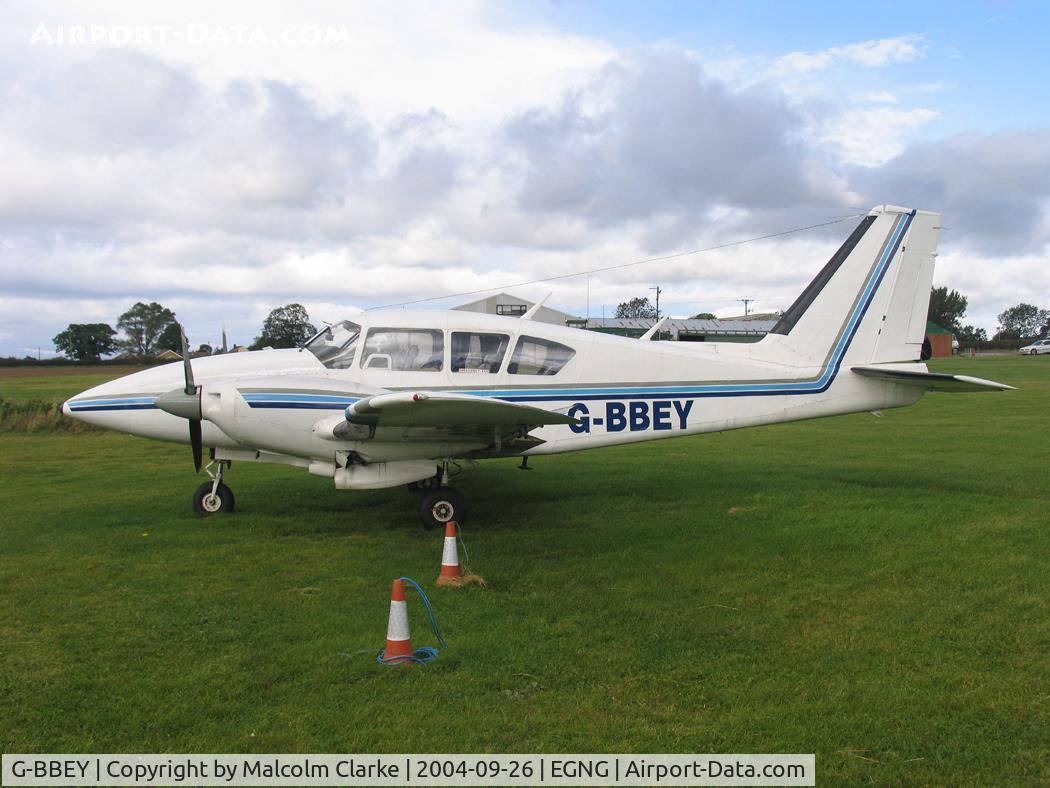 G-BBEY, 1973 Piper PA-23-250 Aztec E C/N 27-7305160, Piper PA-23-250 Aztec. At Bagby Airfield's May Fly-in 2004.