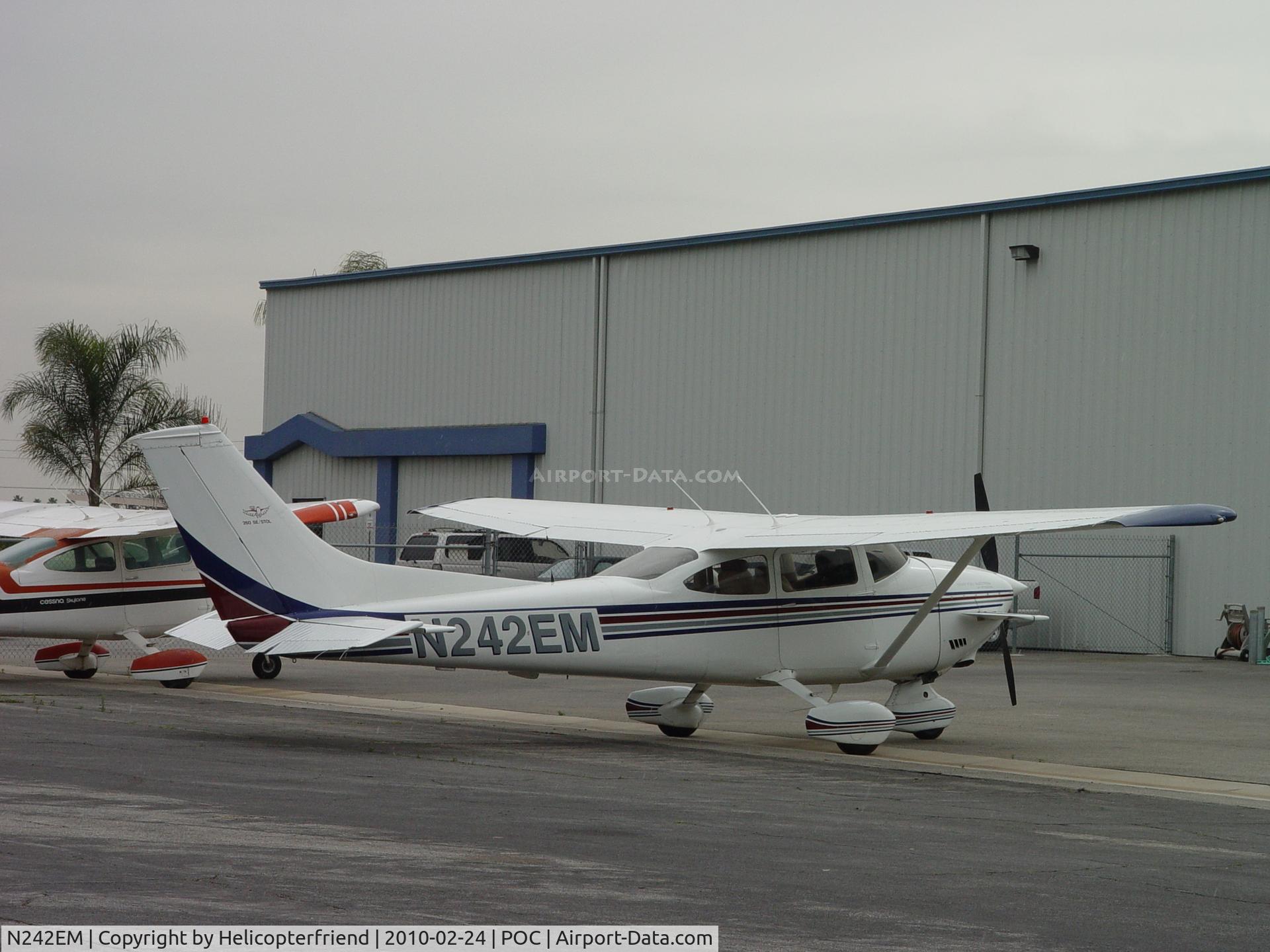 N242EM, 1974 Cessna 182P Skylane C/N 18263224, Parked near Howard Aviation