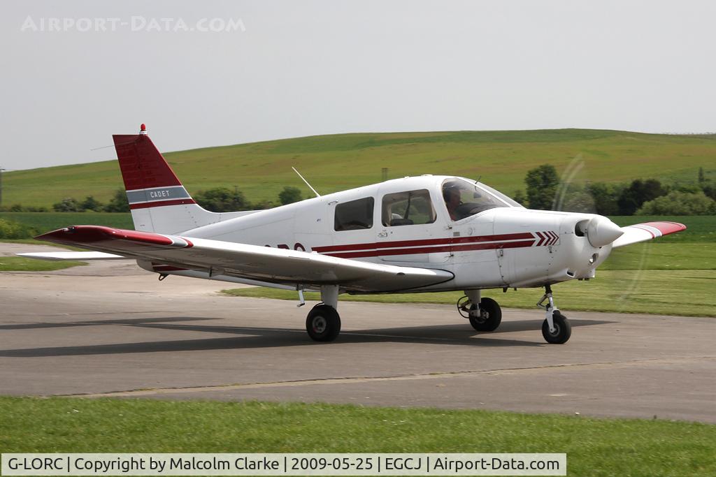 G-LORC, 1992 Piper PA-28-161 Cadet C/N 2841339, Piper PA-28-161 Cadet at Sherburn-in-Elmet in 2009. Previously registered as D-ESTC.