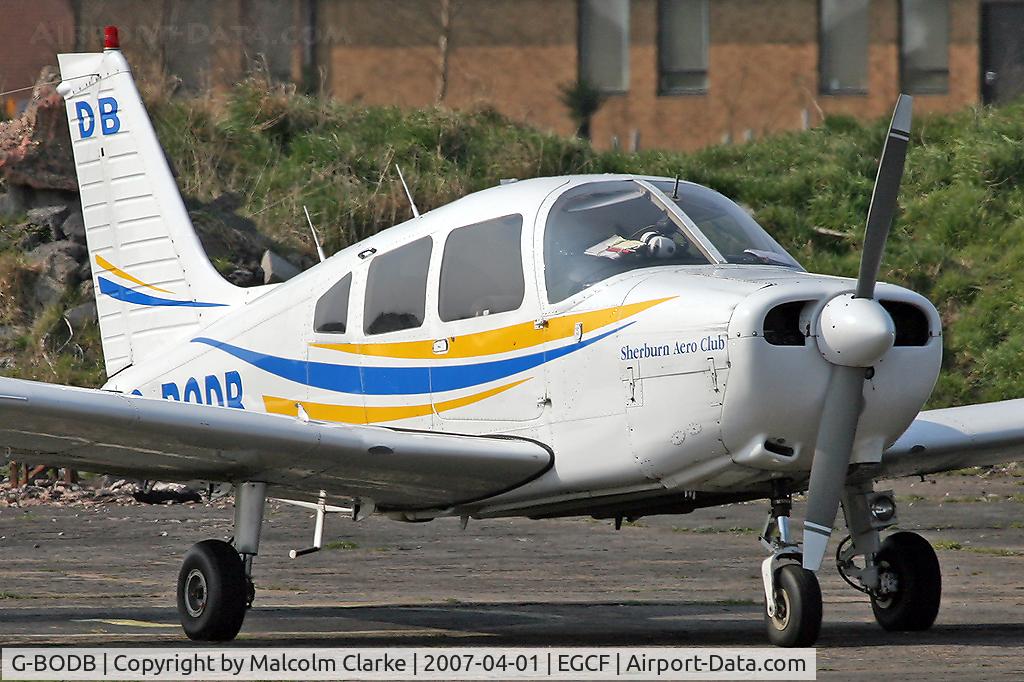 G-BODB, 1988 Piper PA-28-161 Cherokee Warrior II C/N 2816042, Piper PA-28-161 Warrior II at Sandtoft Airfield in 2007.