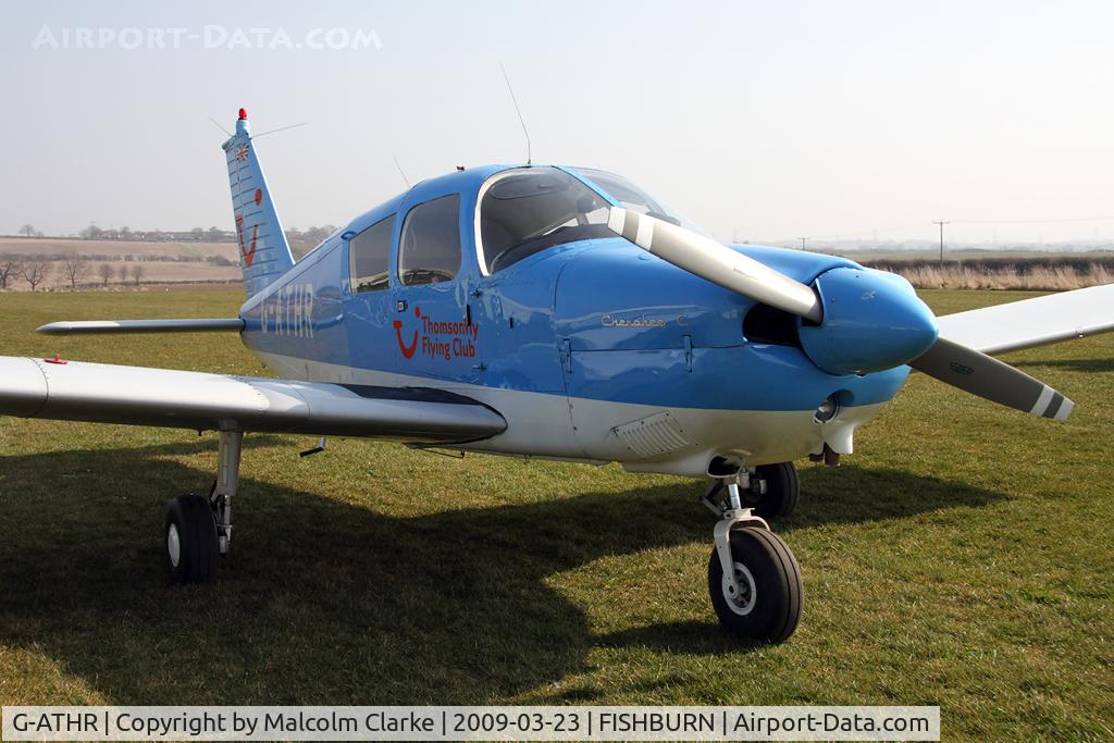 G-ATHR, 1965 Piper PA-28-180 Cherokee C C/N 28-2343, Piper PA-28-180 Cherokee C at Fishburn Airfield in 2009.