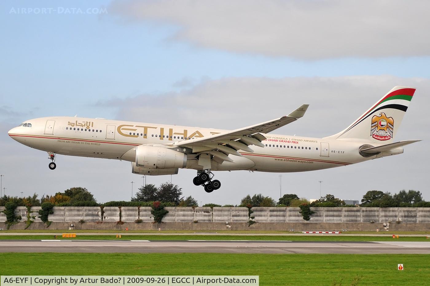A6-EYF, 2006 Airbus A330-243 C/N 717, Etihad Airways