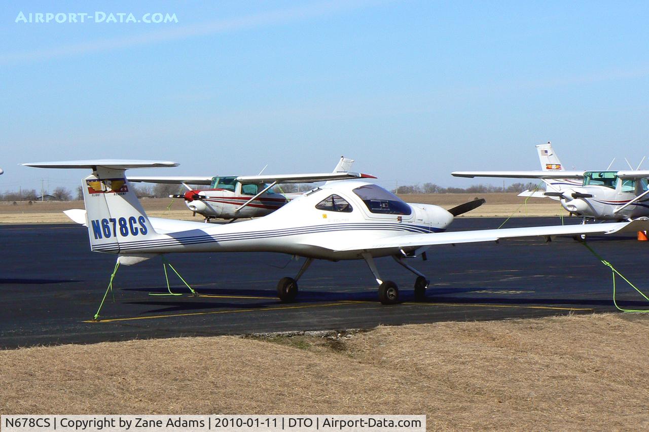 N678CS, 2003 Diamond DA-20C-1 Eclipse C/N C0239, At Denton Municipal