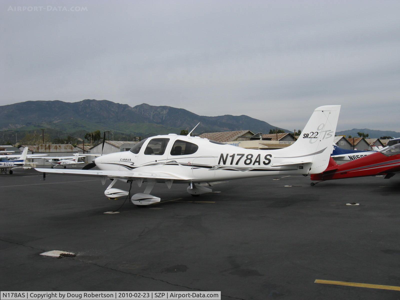 N178AS, 2005 Cirrus SR22 GTS C/N 1600, 2005 Cirrus SR22 GTS, Continental IO-550-N 310 Hp