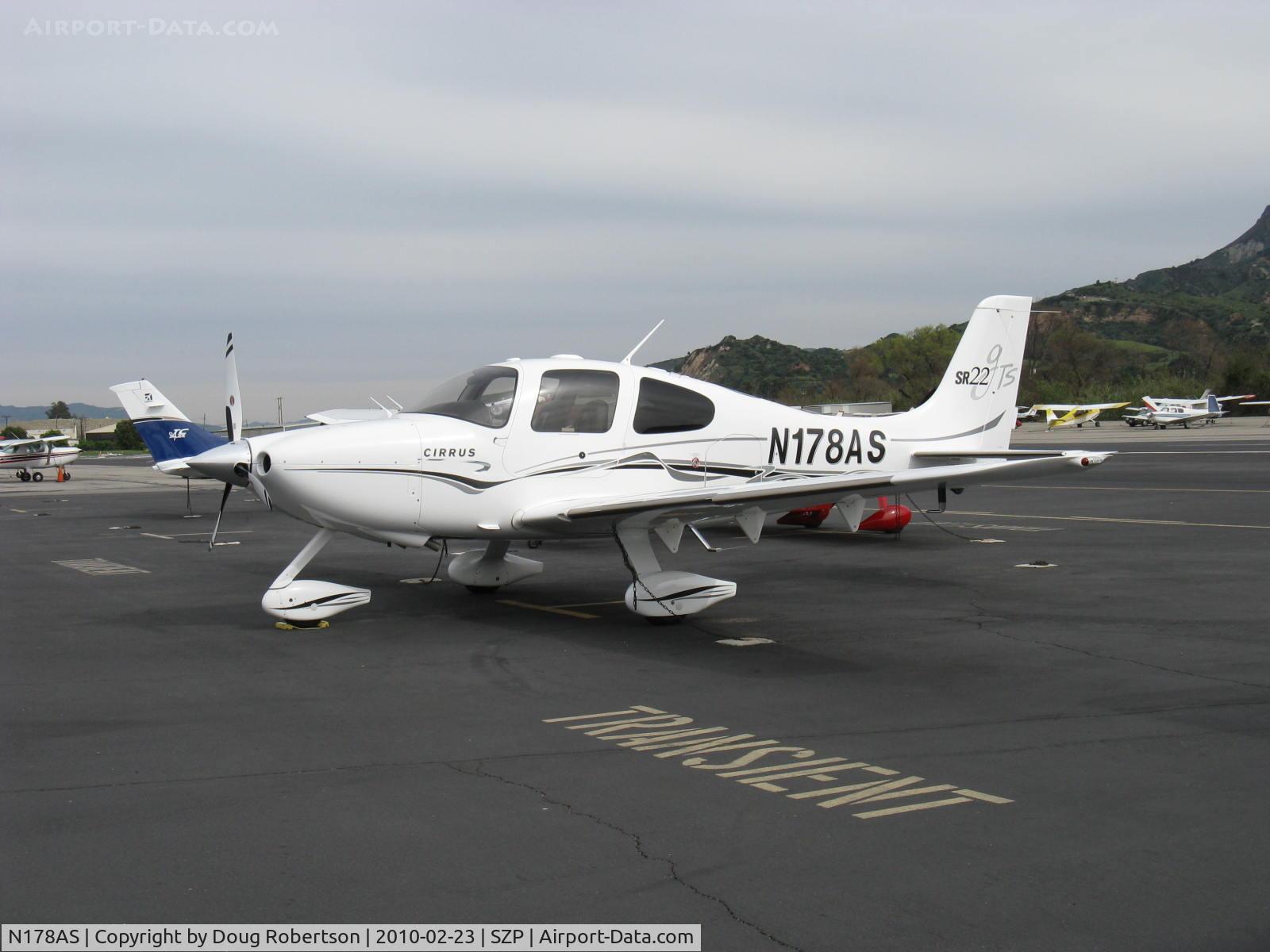 N178AS, 2005 Cirrus SR22 GTS C/N 1600, 2005 Cirrus SR22 GTS, Continental IO-550-N 310 Hp