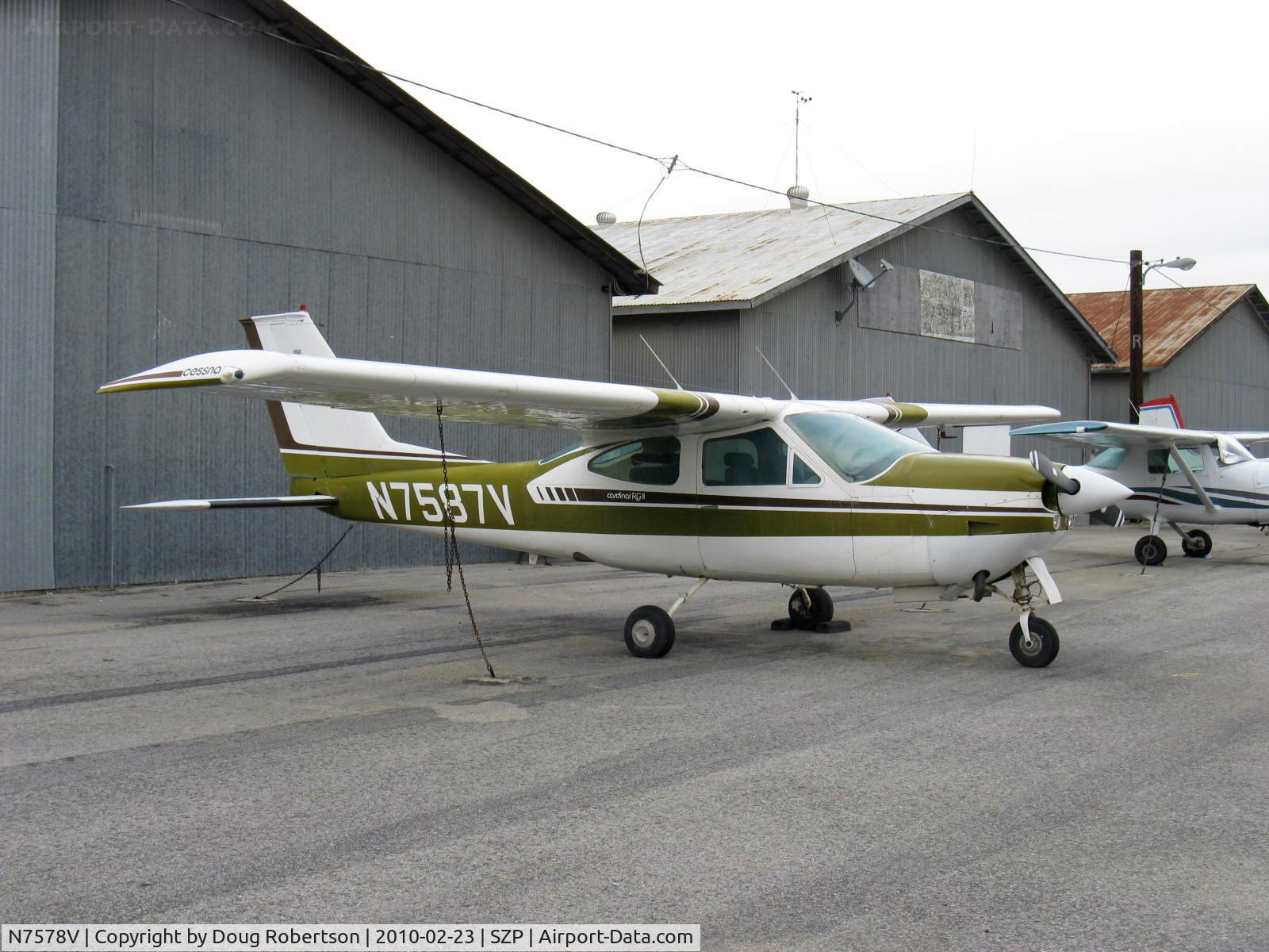 N7578V, 1976 Cessna 177RG Cardinal C/N 177RG0869, 1976 Cessna 177RG CARDINAL RG II, Lycoming IO-360-A1B6D 200 Hp