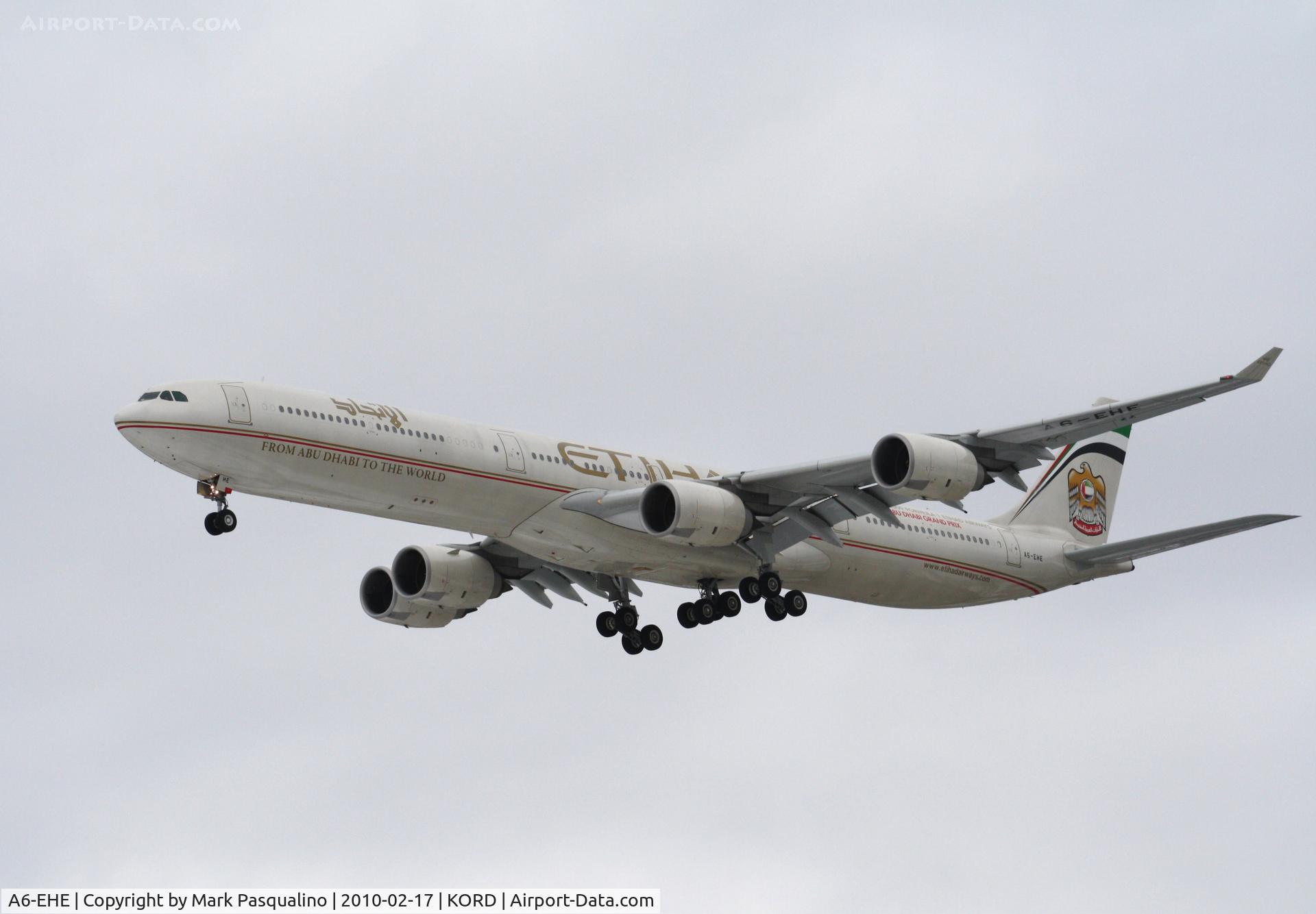 A6-EHE, 2007 Airbus A340-642X C/N 829, Airbus A340-600