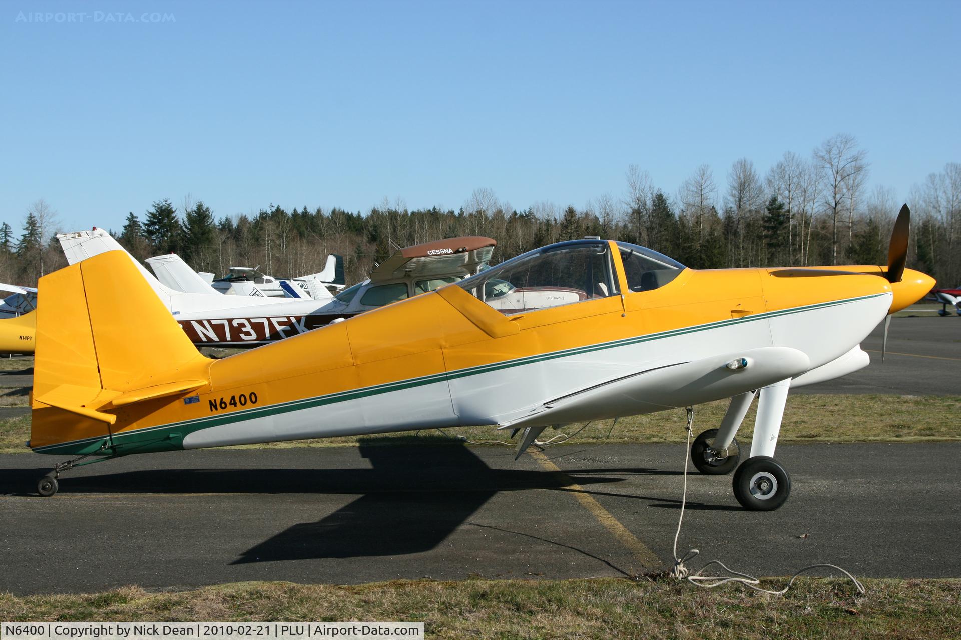 N6400, 1999 Vans RV-6 C/N 23940, 1S0