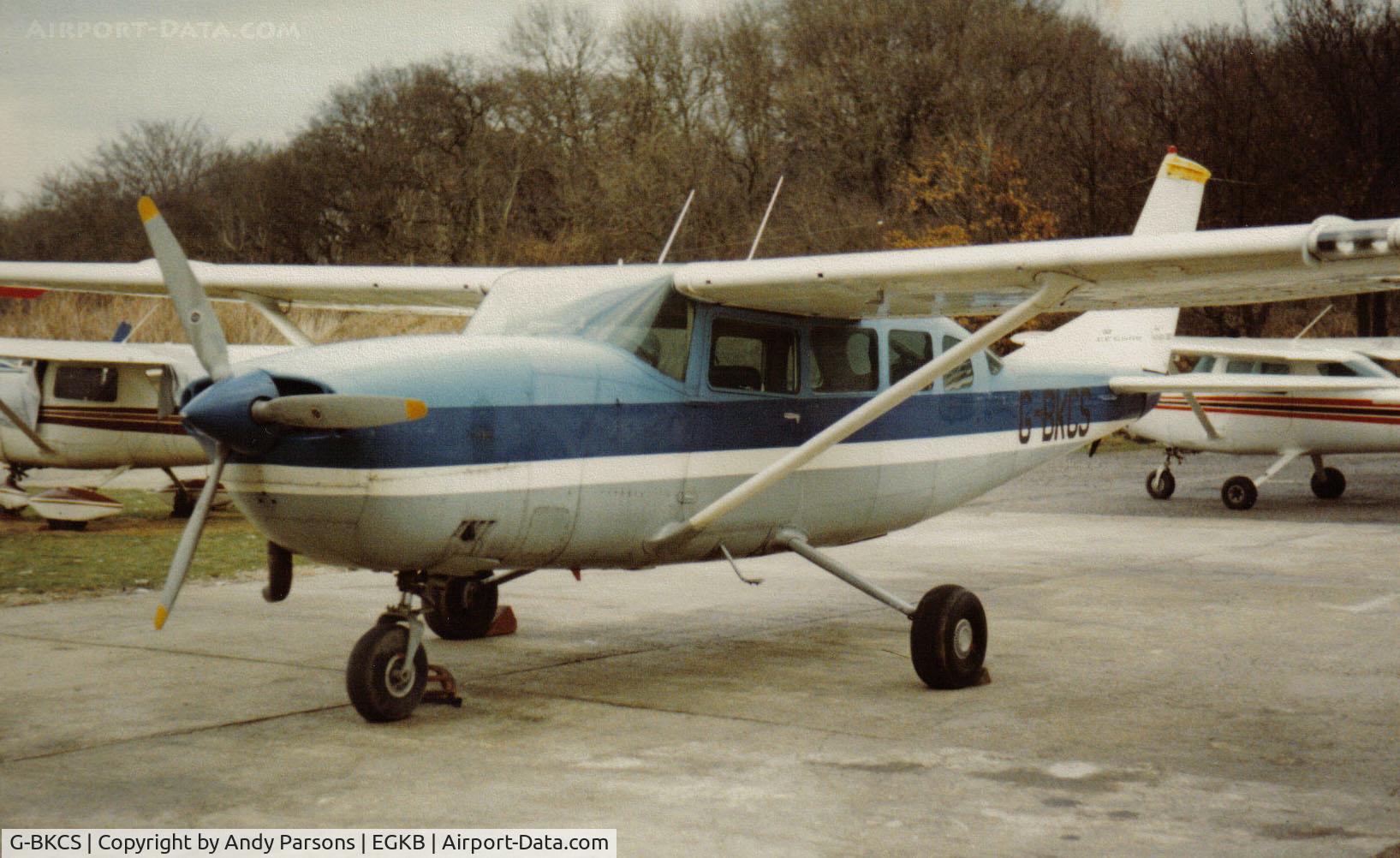 G-BKCS, 1972 Cessna T207 Turbo Skywagon C/N T207-00210, Old scanned print at Biggin Hill