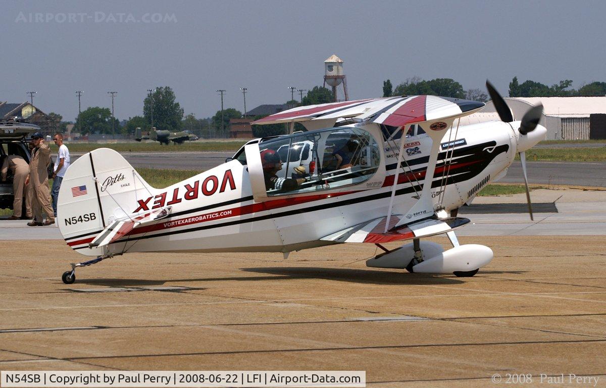 N54SB, 1999 Pitts S-1 Special C/N 1-99, Taxiing back in