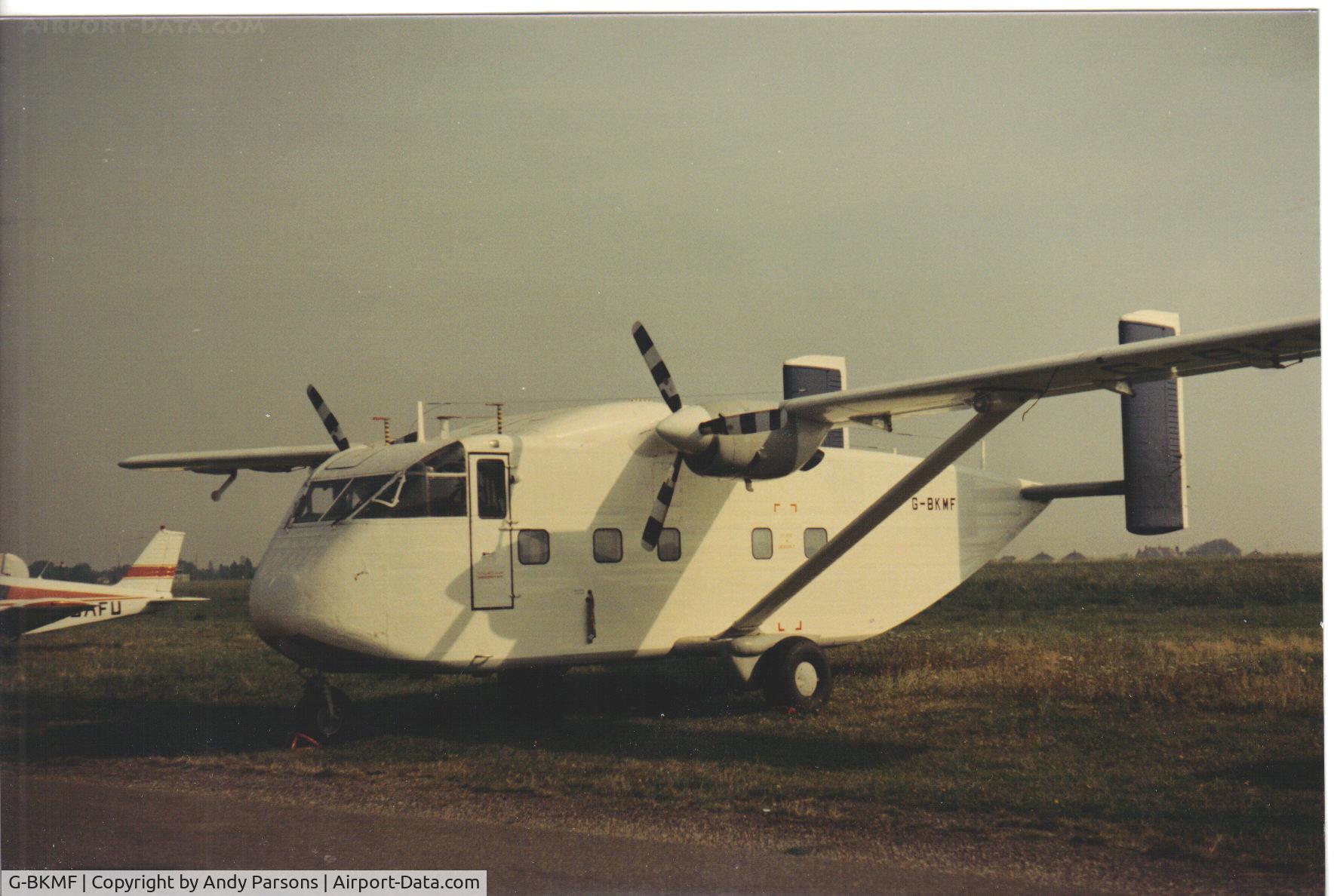 G-BKMF, 1970 Short SC-7 Skyvan 3-100 C/N SH.1886, Old scanned print cant remember where taken